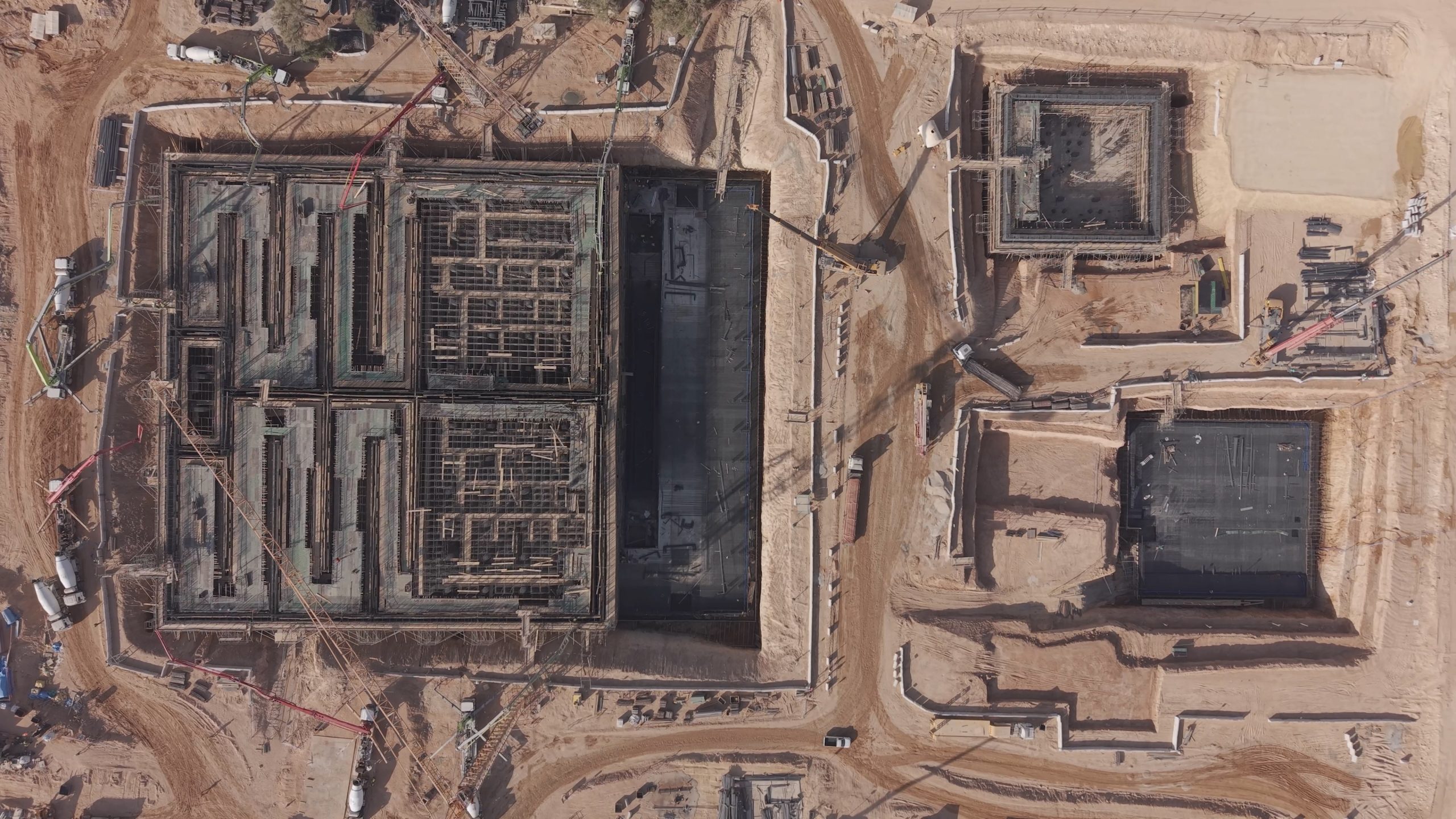 إنشاء مرافق التخزين والضخ لمياه الصرف المعالج – الحائر